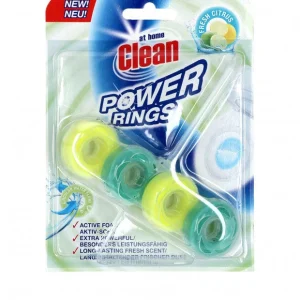 At Home Clean Toilet Block Power Rings - Pristine Citrus [Uk/D/F/Nl/Es/Es/Se/Dk/No/Fi/Pt]