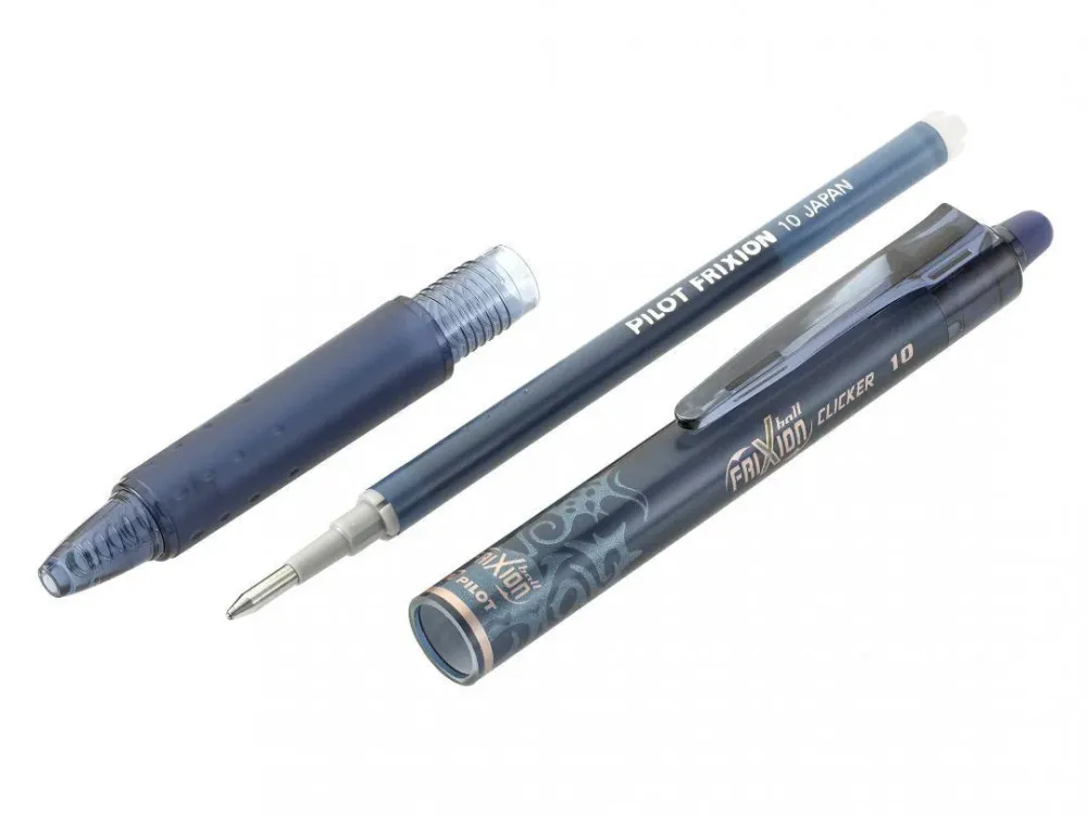 Kulpenna "korsordspenna" Pilot Frixion Clicker 10 BLRT-FR10-G Broad 1,0mm (raderbart bläck) Grön