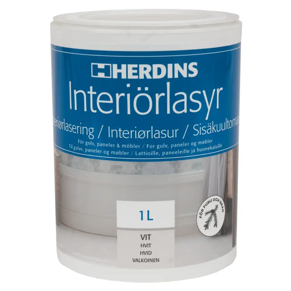 Herdins Interiörlasyr Aqua 300 Pärla 1l | CleanNest