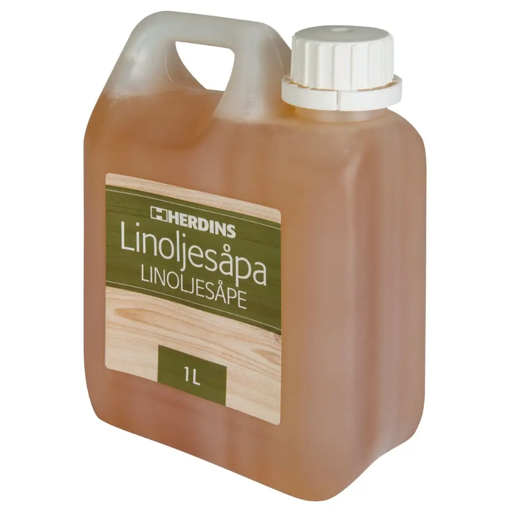 Herdins Linoljesåpa Naturell 1l | CleanNest