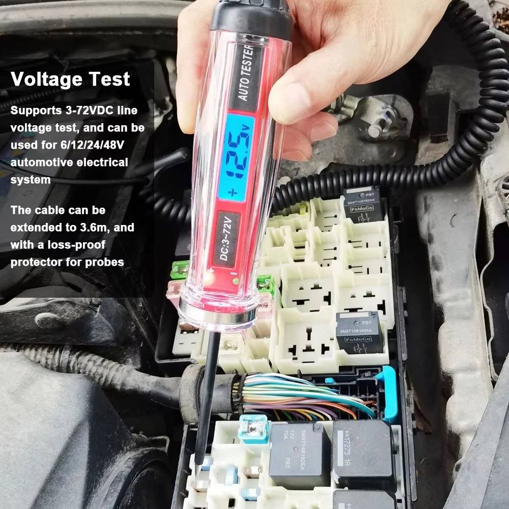 Isolationsresistans Elektrisk testpen Bipolar lednings tester til biler