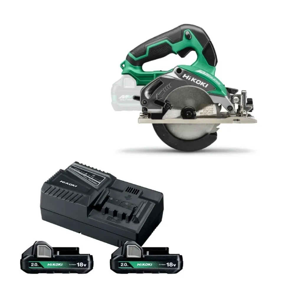 Hikoki cirkelsåg C1805DAWRZ med 18 volt batteripaket