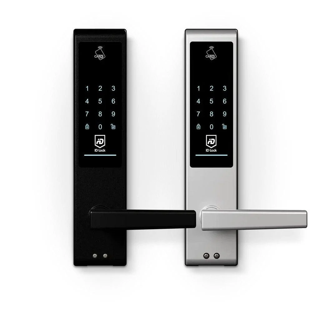 ID Lock Elektroniskt Dörrlås 202 Många Silver
