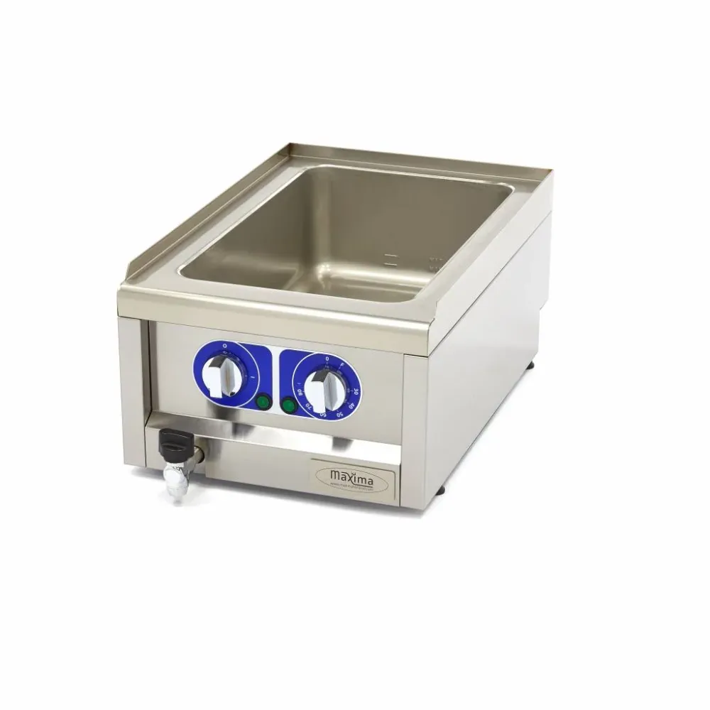 Bain Marie - Intuitive enhet - 60 cm - med avtappningskran - Elektrisk