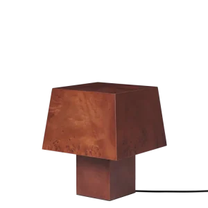 Burl Table Lamp - Shadowy Stained Burl