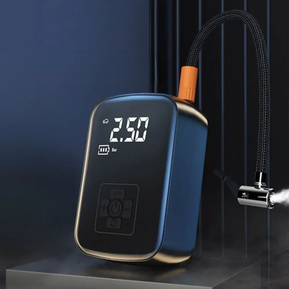 Elektrisk luftpumpe - pump hvad som helst op, hvor som helst! Workshops Sort