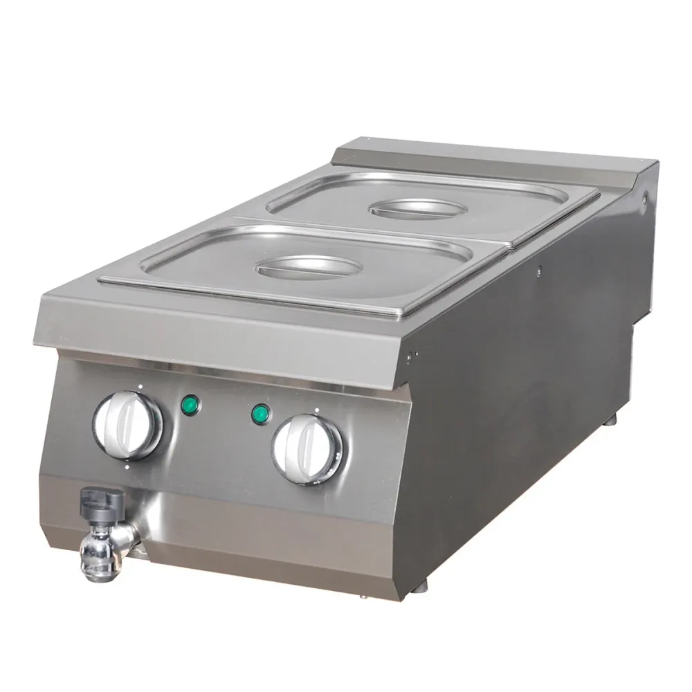 High-end Bain Marie - Enkel enhet - 90 cm djup - Elektrisk