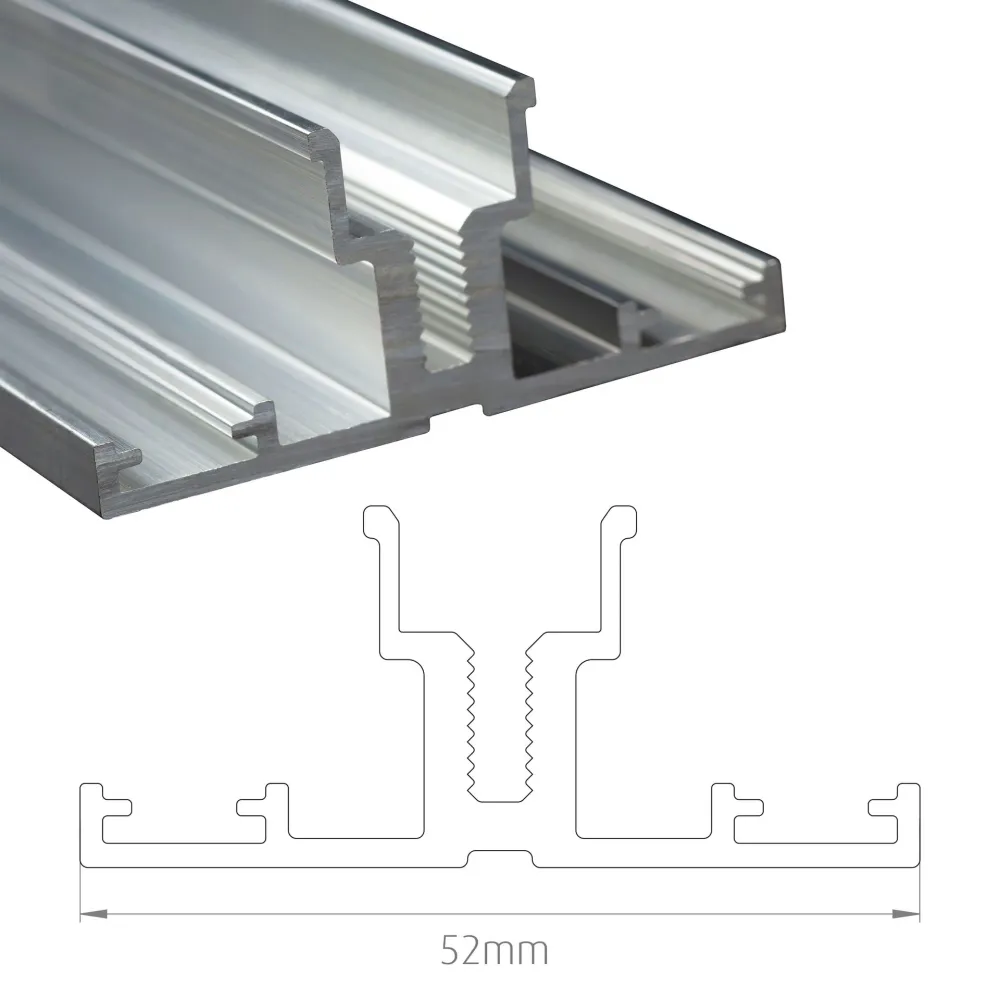 Kanalplasttak Halle Isolux Bärande 10 mm Taksats