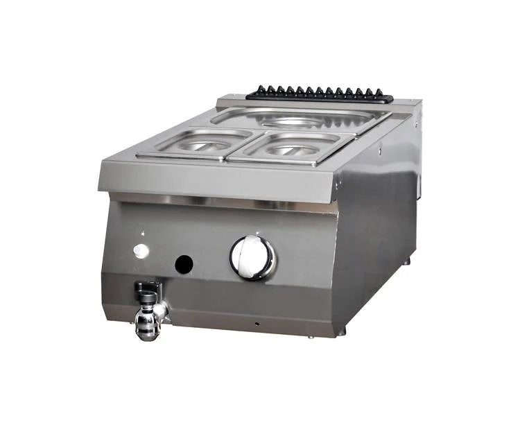 Kraftigt Bain Marie - Basic enhet - 70 cm djup - Gas