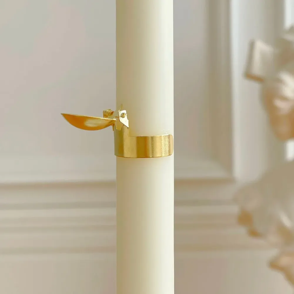 Ljusluvan guld - Automatisk ljussläckare set om fyra