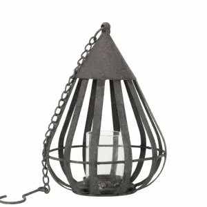 Ljuslykta Droppe Kedja All-metal 19x19x26cm HH