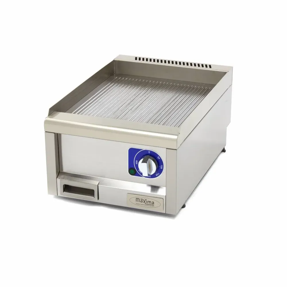 Professionell kvalitetsstekplatta - räfflad - Basic enhet - 60 cm djup - Elektrisk - 400V
