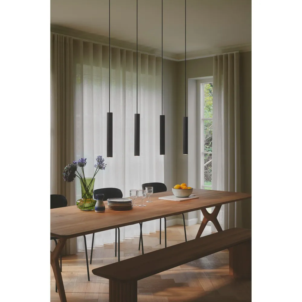 Vico 4-Rail Kolsvart Taklampa