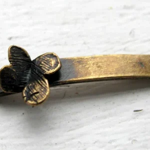 Connector Bronsfärgad - Rektangel med Utsåtande Fjäril 38x5mm 1 styck