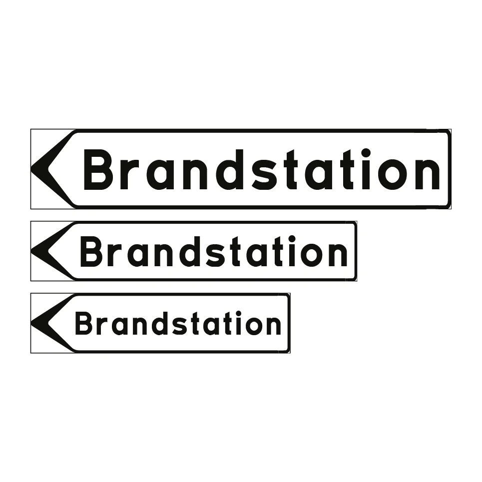 F5-4 Vägvisare inrättning: Brandstation