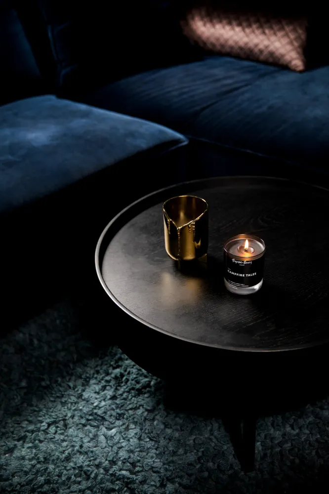 Doftljus och ljusstake, warm alloy • Buster + Punch