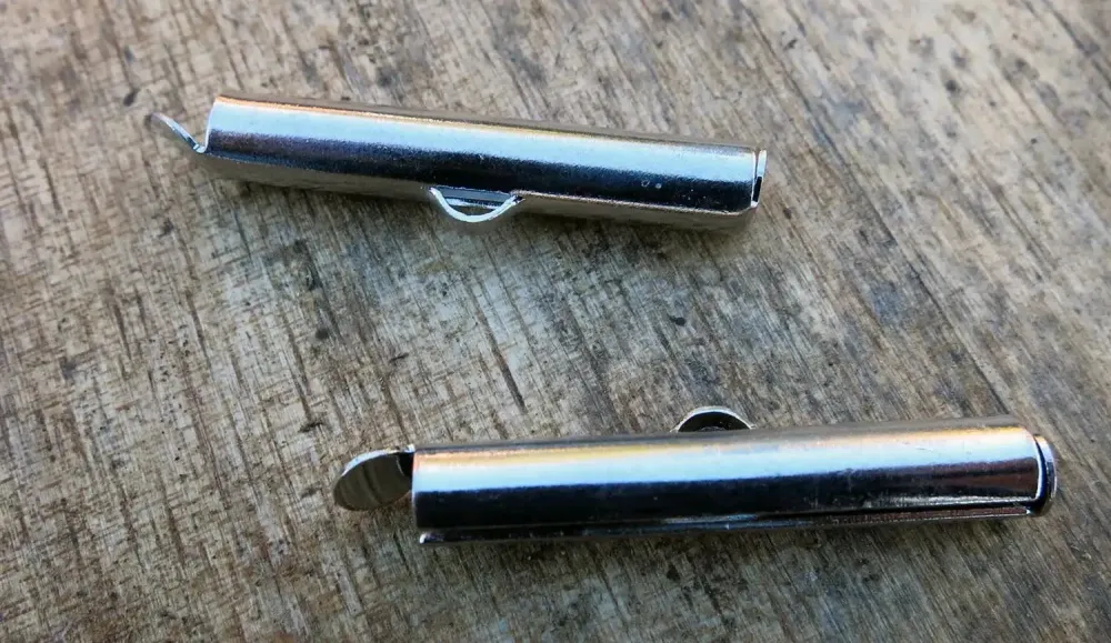 Avslut Silverfärgad - Slide tube 26mm duo-pack