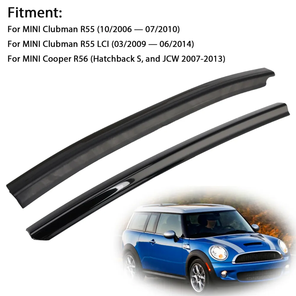 10/2006-07/2010 MINI Clubman R55 Vänster&RHöger sida dörrstolpe skydd stolpe list 51137169433 51137146099