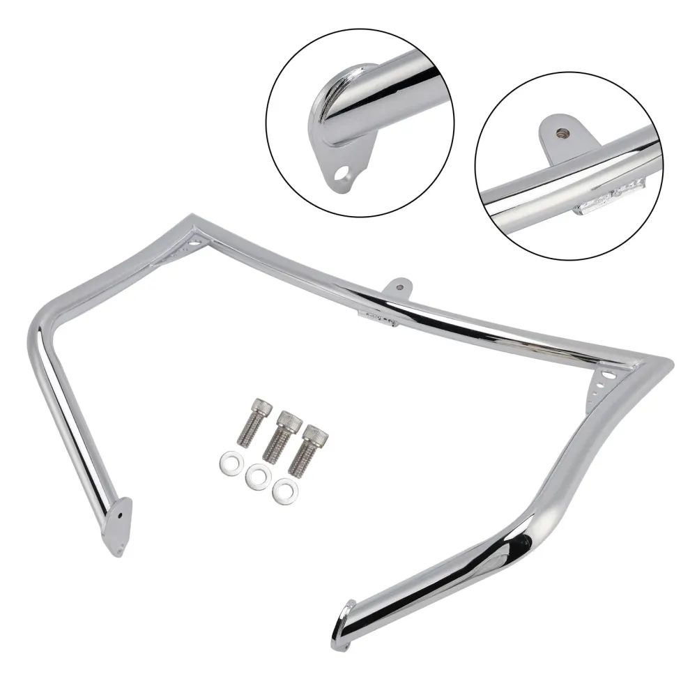 1997-2008 Touring Road King FLHR Motorskyddsram Anti-Crash Bumper Protector Chrome