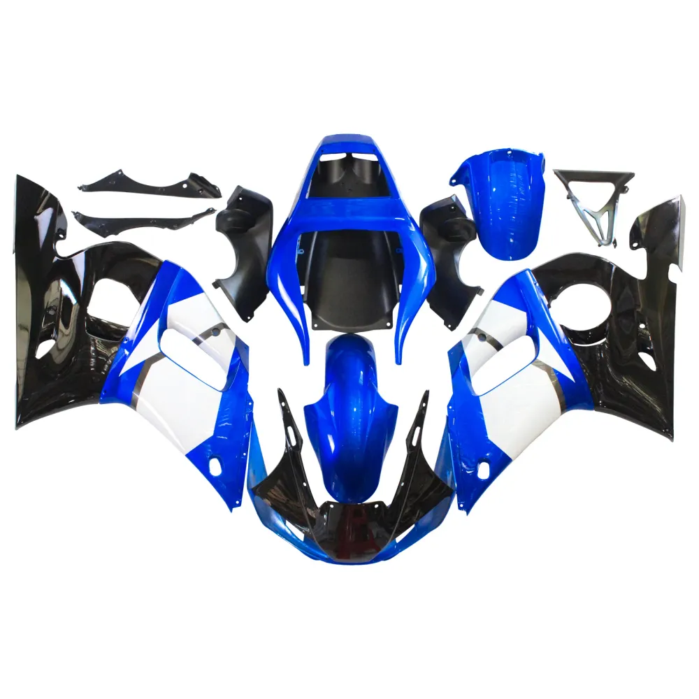 1998-2002 YAMAHA YZF 600 R6 Injektionsmässa kit Kroppsarbete Plastic ABS #126