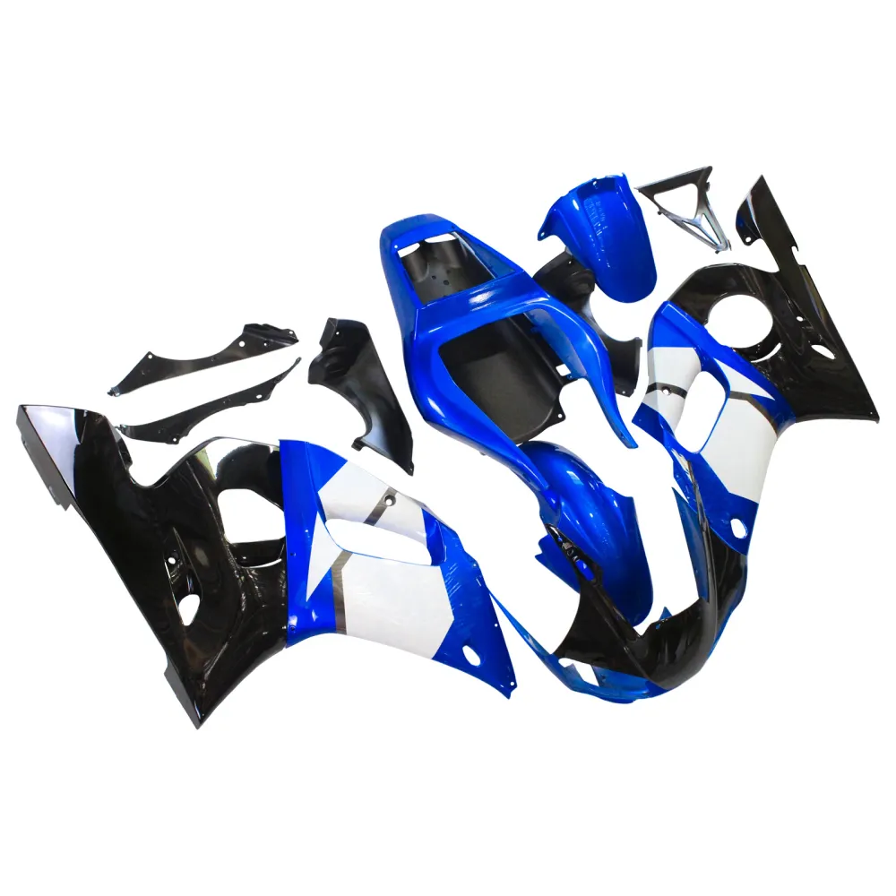 1998-2002 YAMAHA YZF 600 R6 Injektionsmässa kit Kroppsarbete Plastic ABS #126