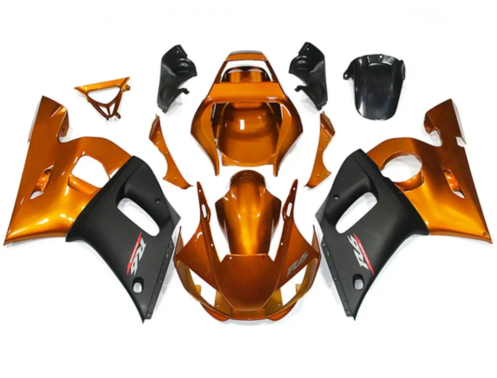 1998-2002 YAMAHA YZF 600 R6 Injektionsmässa kit Kroppsarbete Plastic ABS #23