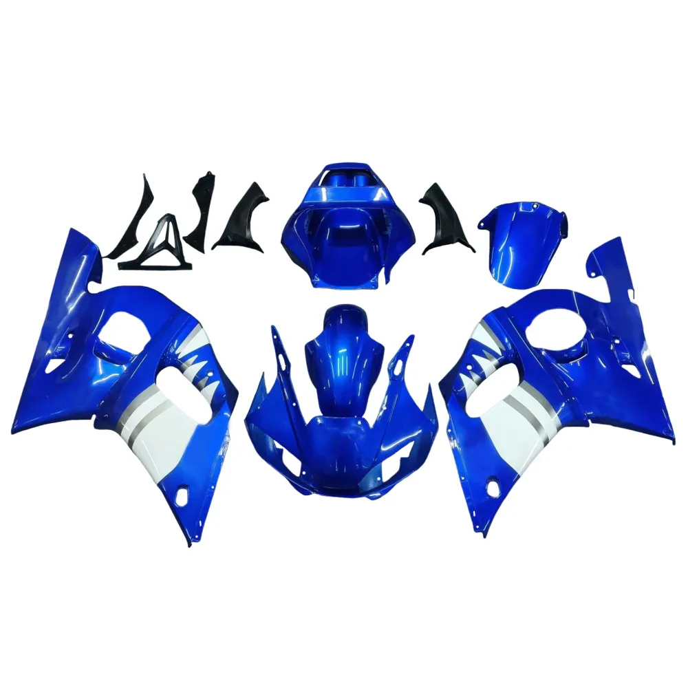 1998-2002 YAMAHA YZF 600 R6 Injektionsmässa Kit Kroppsarbete Plastic ABS #107