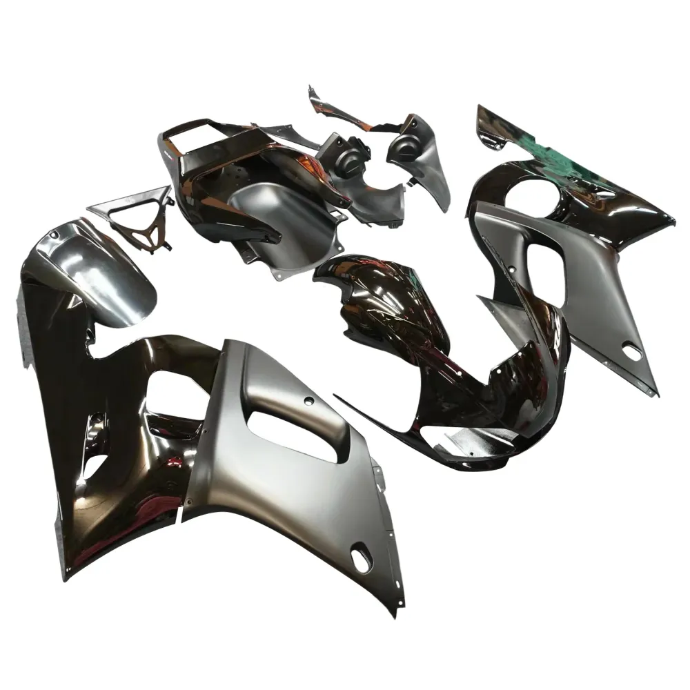 1998-2002 Yamaha YZF-R6 Contrast Black Racing Fairings Generic