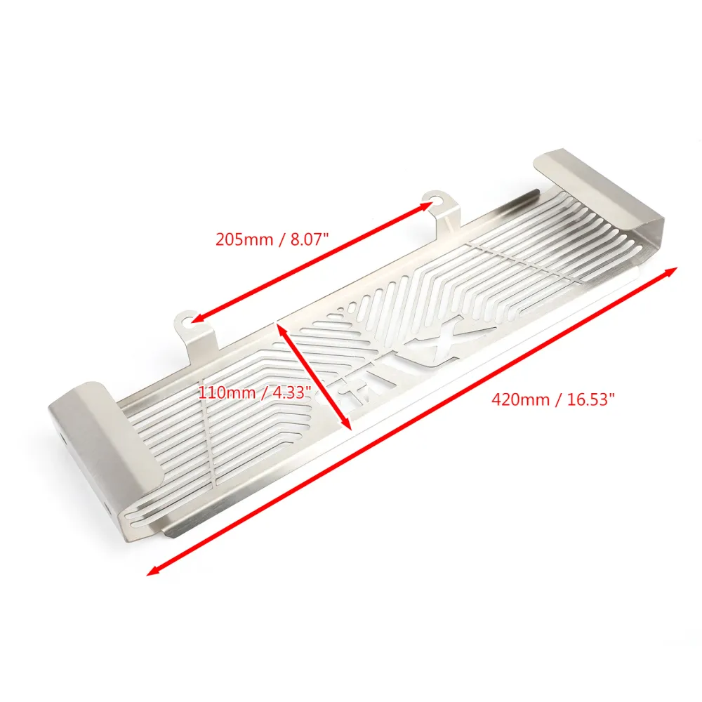 1998-2008 YAMAHA XJR 1300 XJR1300 Silver Radiator Grill Guard Protector Generic