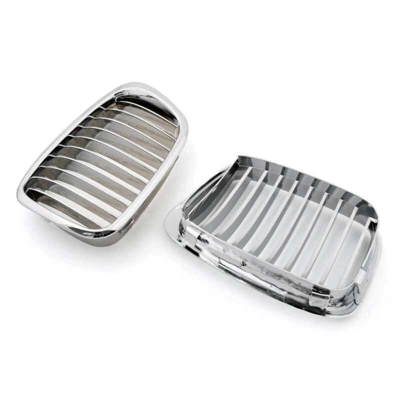 1999-2003 BMW E39 5 Series Chrome Front Kidney Grill Mesh Grille 51132497261 51132497262 51137005838 51137005837