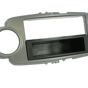 1-DIN ram för Toyota Yaris 11-14 (silver)