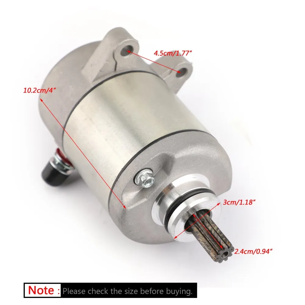 2000-2006 Honda TRX350 TM/FM Rancher 350 elektrisk startmotor 31200-HN5-671 31200-HN5-M01