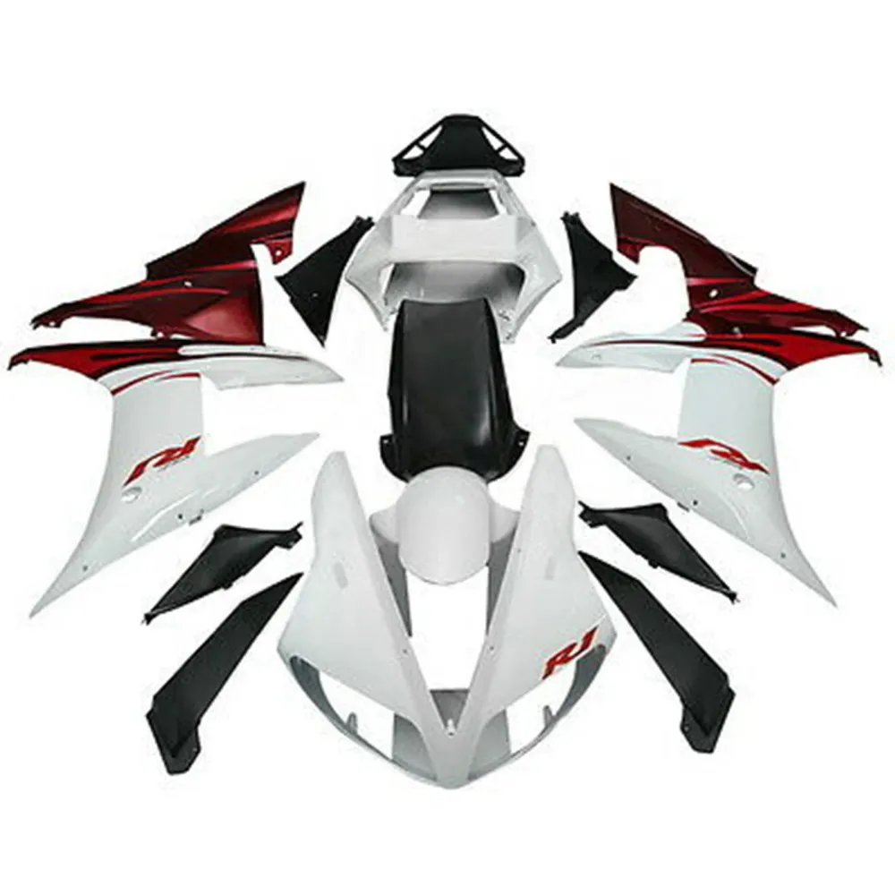 2002-2003 YAMAHA YZF R1 YZF-R1 YZFR1 AMOTOPART INJECTION ABS FAIRING BOODYWORK KIT 02 03 #20