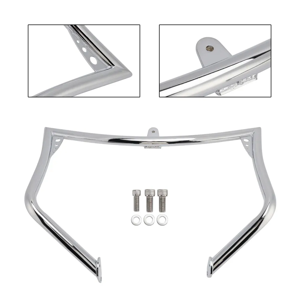 2002-2014 Touring CVO Road King FLHRSEI Motorskyddsram Anti-Crash Bumper Protector Chrome