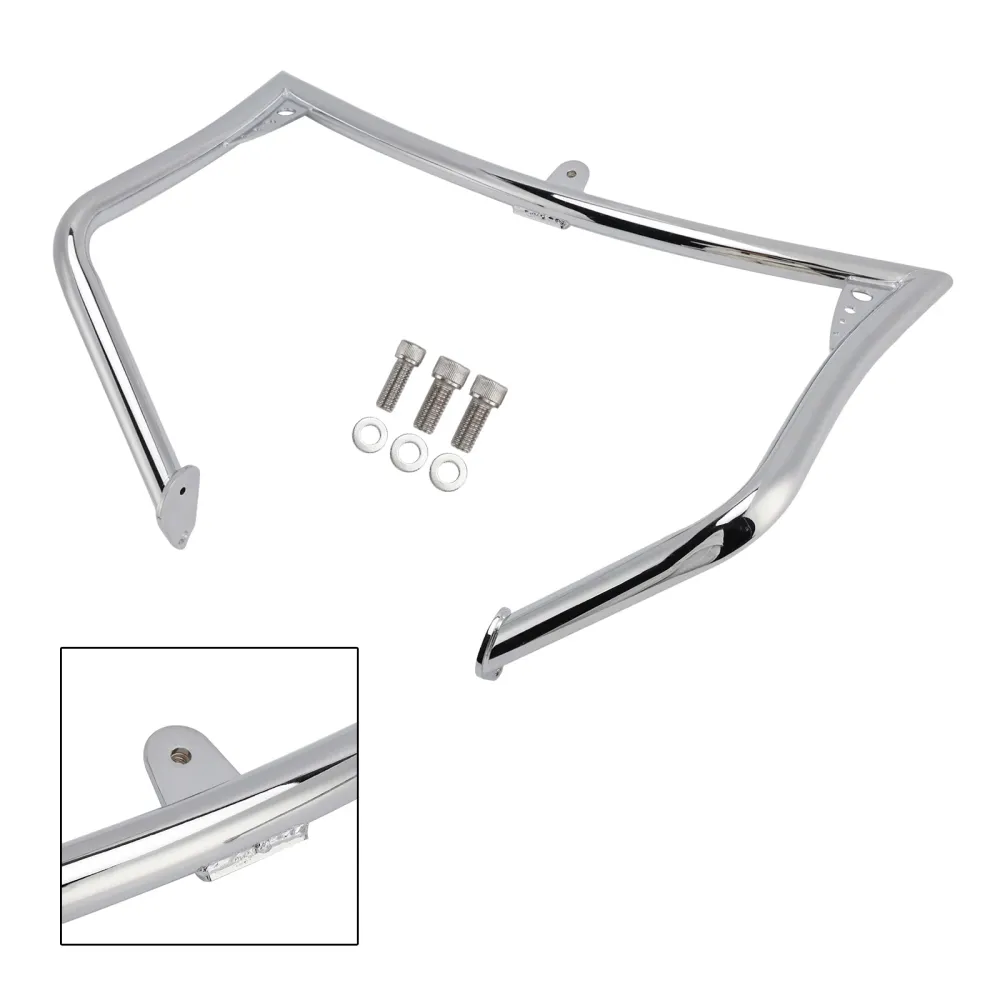 2002-2014 Touring CVO Road King FLHRSEI Motorskyddsram Anti-Crash Bumper Protector Chrome