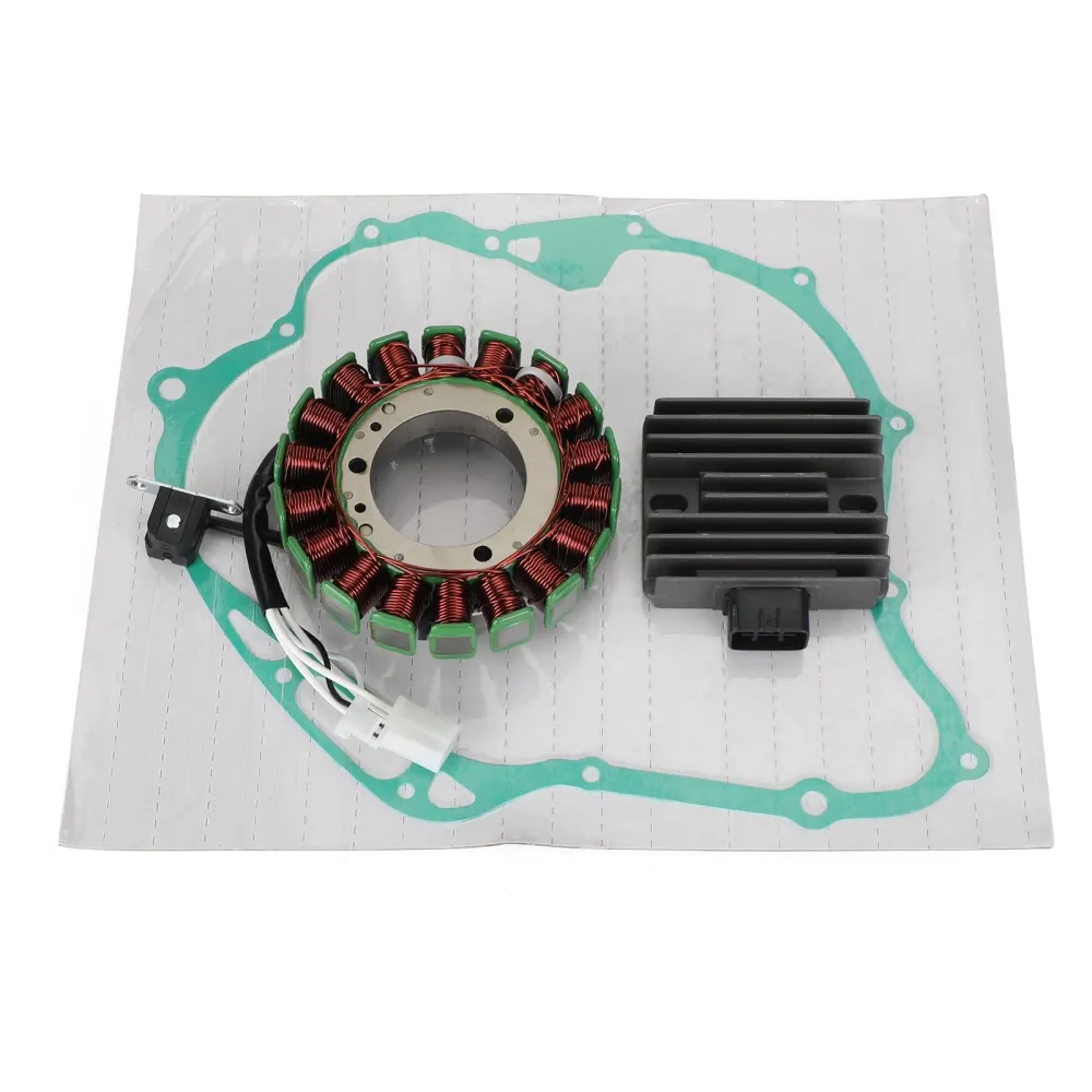 2003 Yamaha XVS1100A V-Star Classic Stator+spänningslikriktare+packning 5EL-81410-00-00 5EL-81410-01-00
