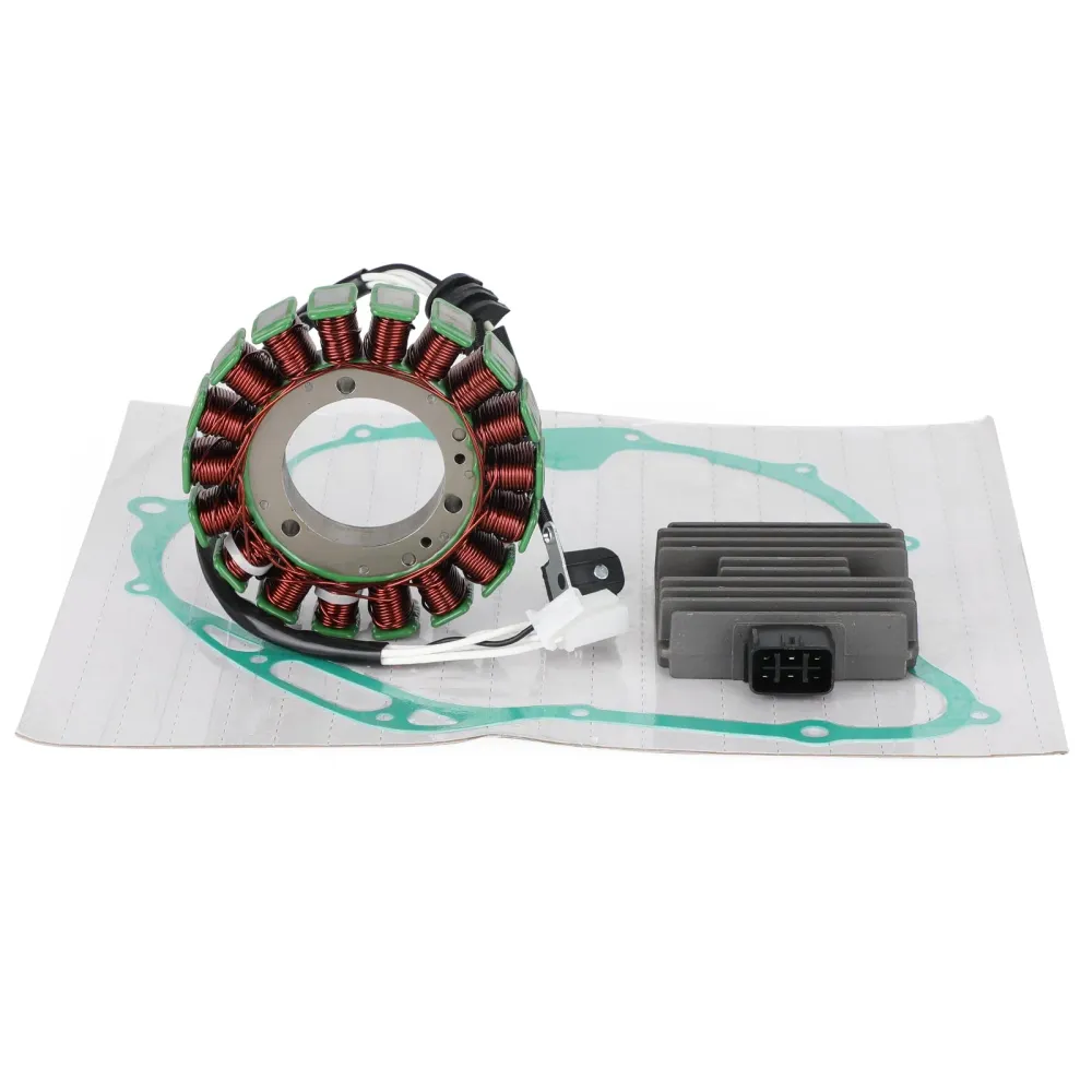 2003 Yamaha XVS1100A V-Star Classic Stator+spänningslikriktare+packning 5EL-81410-00-00 5EL-81410-01-00