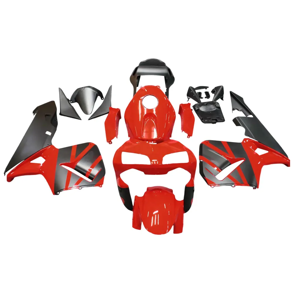 2003-2004 Honda CBR 600 RR Amotopart kåpa Röd & Svart Honda Racing Customs kåpa