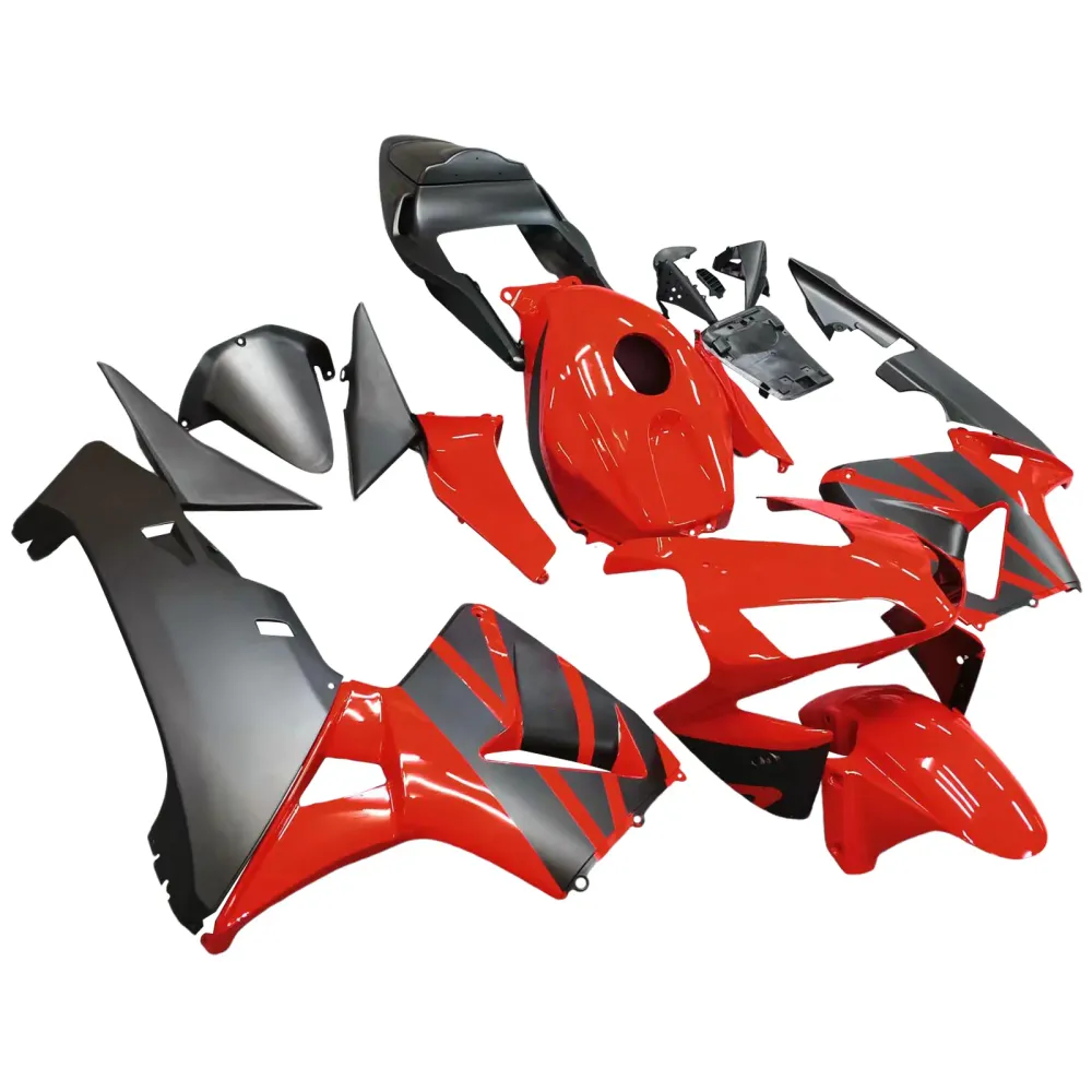 2003-2004 Honda CBR 600 RR Amotopart kåpa Röd & Svart Honda Racing Customs kåpa