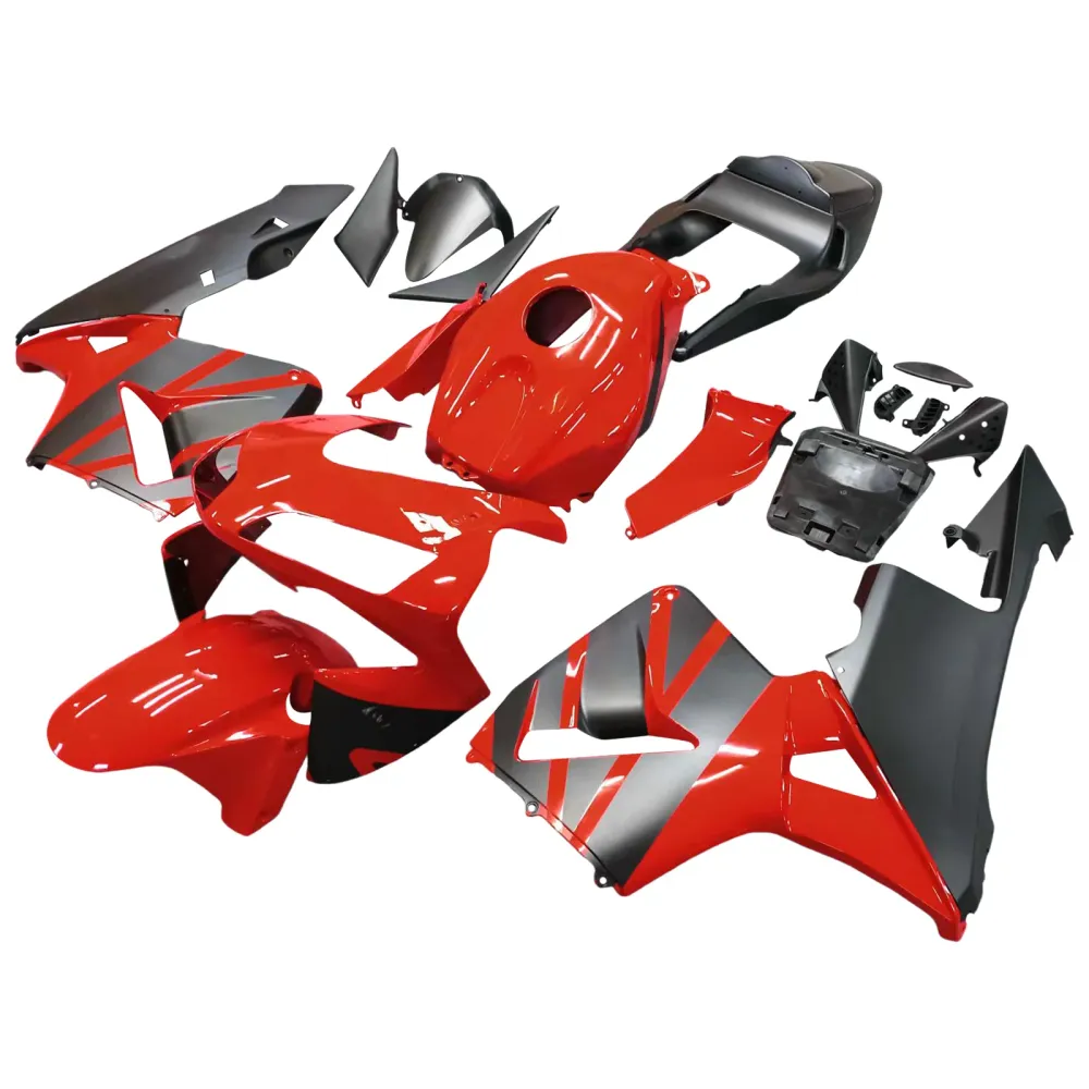 2003-2004 Honda CBR 600 RR Amotopart kåpa Röd & Svart Honda Racing Customs kåpa