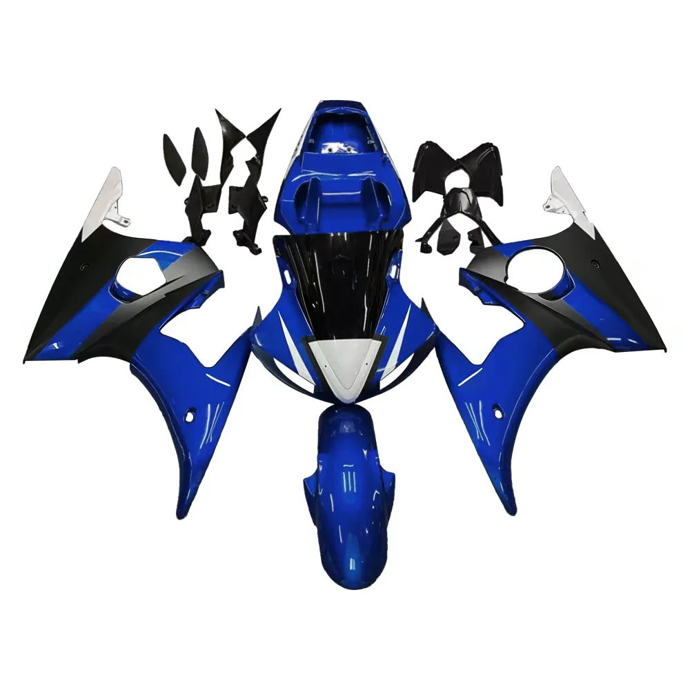 2003-2004 Yamaha YZF 600 R6/R6S Injection Fairing Kit Karosseri Plast ABS #156