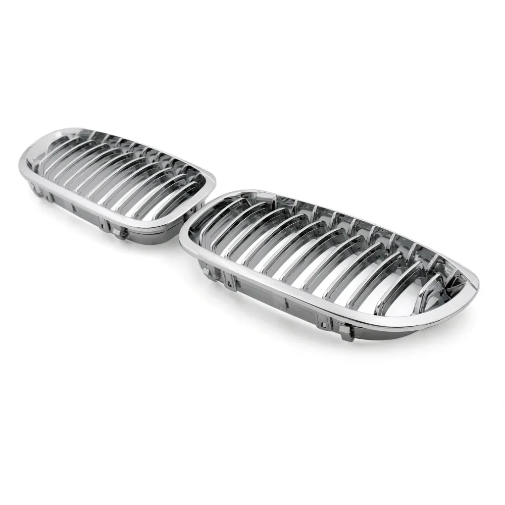 2003-2005 BMW E46 2D 3-serien Främre staket Grill Grill ABS Chrome Mesh Generic