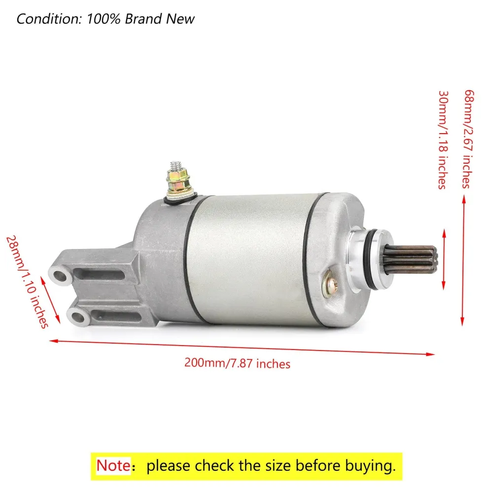 2003-2006 Can-Am Outlander 400 2X4 Starter 420684280 420684282 Generic
