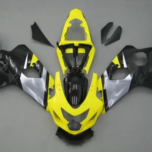 2004-2005 Suzuki GSXR 600 750 Yellow & Black GSXR Racing Fairings Generic
