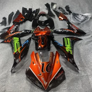 2004-2006 YAMAHA YZF 1000 R1 injektionsmässa kit Bodywork Plastic ABS #30