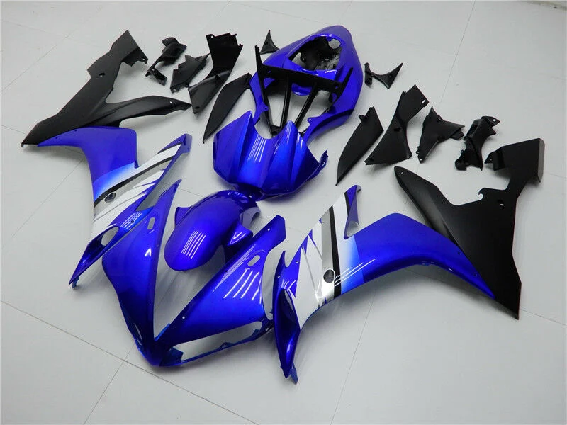 2004-2006 Yamaha YZF R1 Fairing Blue Black Kit