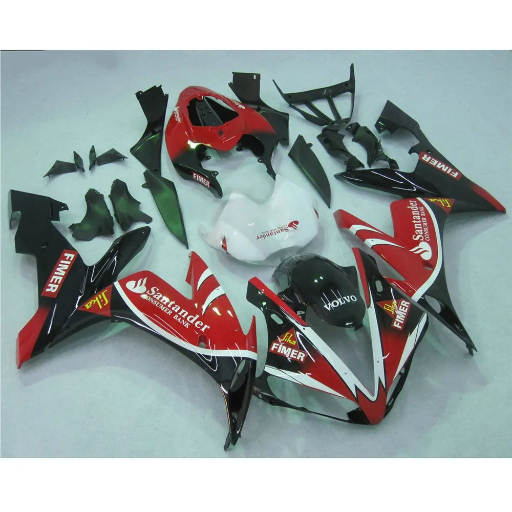 2004-2006 YAMAHA YZF R1 YZF-R1 Röd svart amotopartinjektionsmässa i kroppen #26