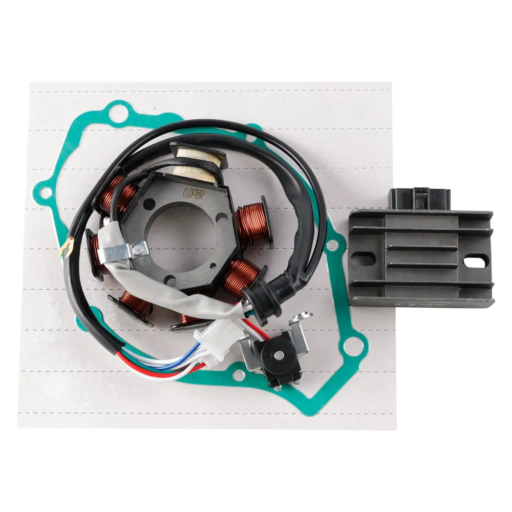 2004/2006/2008/2010/2013-2024 YAMAHA YBR125 YBR125E YBR125EGS YBR125G 8 COILS STATOR REFILER REFIFIER GASKET