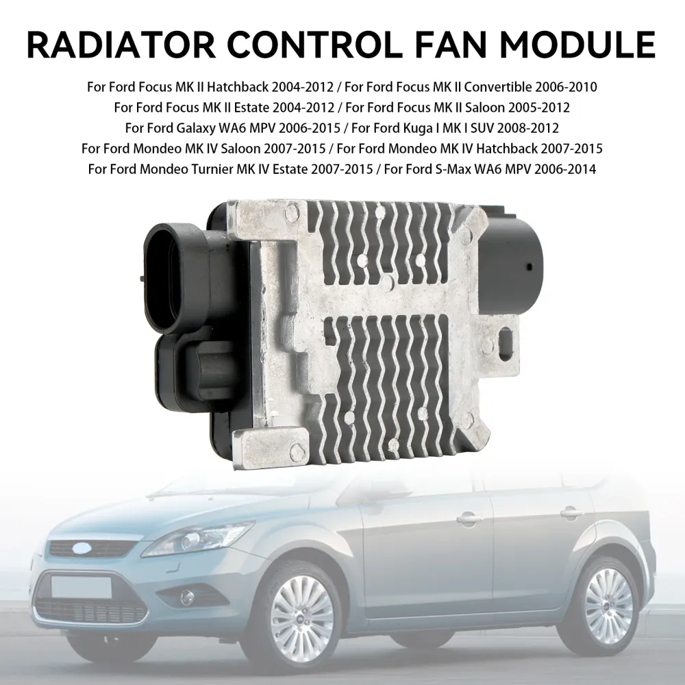 2004-2012 Ford Focus MK II Halvkombi Kylarstyrningsfläktmodul 1477218 6W1Z8B658AC