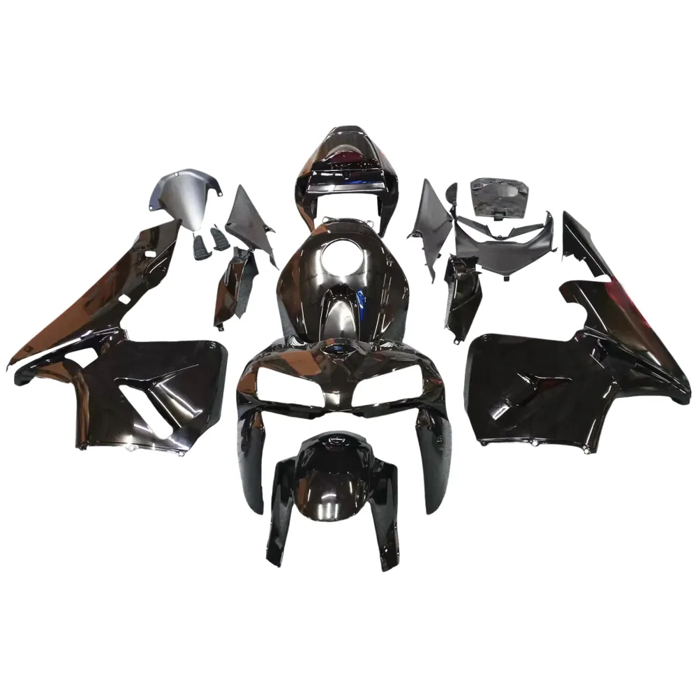 2005-2006 CBR600RR Karossbeklädnad Svart ABS Formsprutad plastsats Generisk